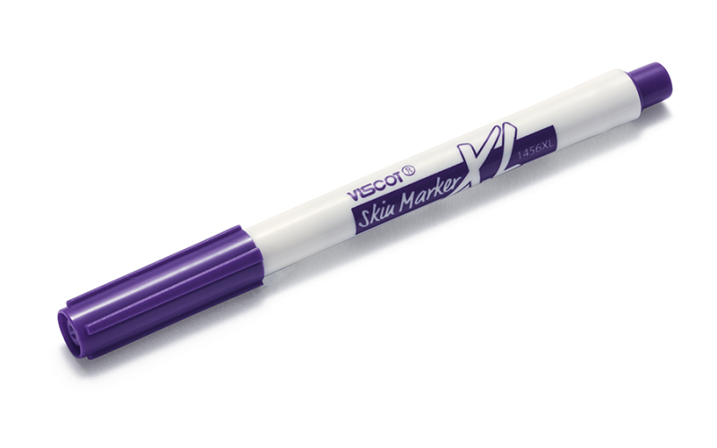 Marker Skin Mini XL Gentian Violet Fine / Regular Tip NonSterile (100/BX 2BX/CS) by Viscot Industries  ID 1450XL-200